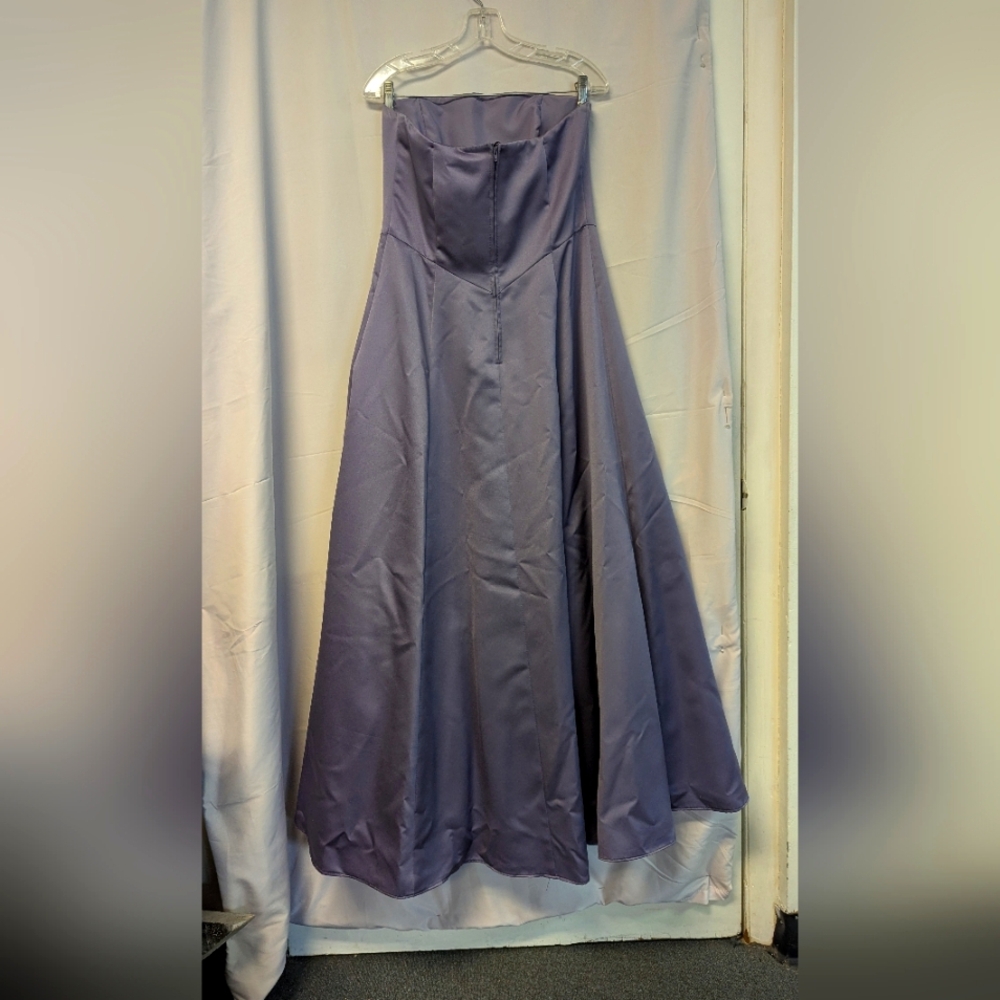 Michael Angelo Strapless Lilac Dress W/ Shawl Size 12